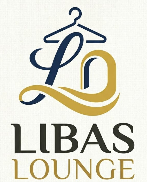 Libas Lounge logo with hanger design on a white background